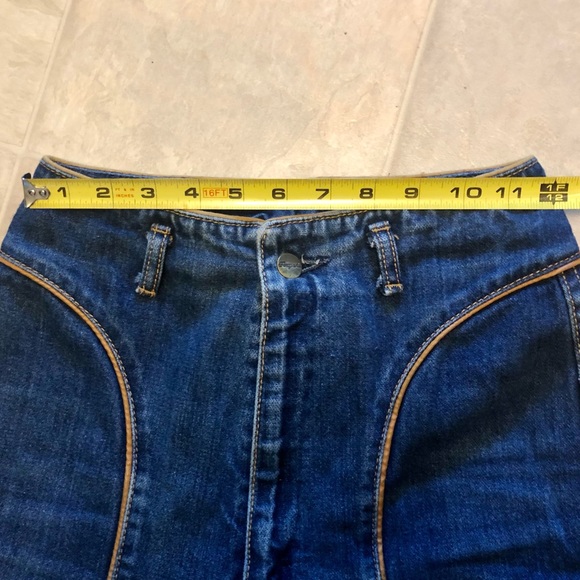 [Sold]Fancy Ass Vintage 80’s Blue High rise Jeans - Picture 6 of 10